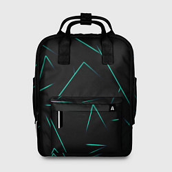 Рюкзак женский Color turquoise line, цвет: 3D-принт