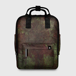 Рюкзак женский Абстракция - green fabric soaked in red paint, цвет: 3D-принт