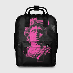 Рюкзак женский Скульптура гранж арт, цвет: 3D-принт