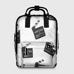 Рюкзак женский Съёмочная хлопушка, цвет: 3D-принт