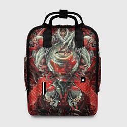 Рюкзак женский Doom постер к игре, цвет: 3D-принт