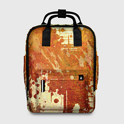 Рюкзак женский Абстракция - sunspot, цвет: 3D-принт