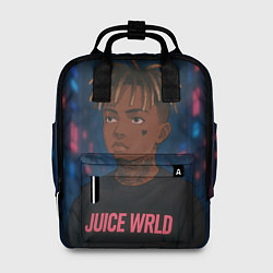 Женский рюкзак Juice WRLD - Неоновый аниме арт