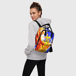 Рюкзак женский Doom битва огня, цвет: 3D-принт — фото 2