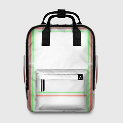Женский рюкзак Neon light green red