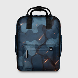 Рюкзак женский Камуфляжные плиты текстура, цвет: 3D-принт