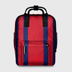 Рюкзак женский Color black red stripes, цвет: 3D-принт