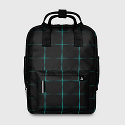 Женский рюкзак Color black blue crosses