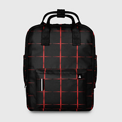 Женский рюкзак Color black red crosses