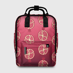 Рюкзак женский Сочные гранаты, цвет: 3D-принт