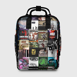 Женский рюкзак Linkin Park - обложки альбомов и песен