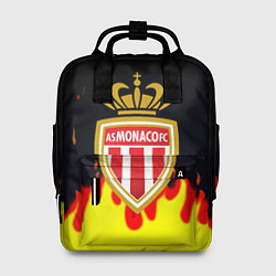 Рюкзак женский Monaco огненный стиль, цвет: 3D-принт