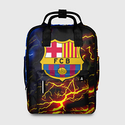 Рюкзак женский Барселона неоновый шторм, цвет: 3D-принт