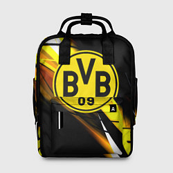 Рюкзак женский Borussia спортивная геометрия, цвет: 3D-принт