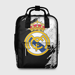 Женский рюкзак Real Madrid текстура штрихи
