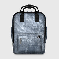 Рюкзак женский Абстракция - gray-blue, цвет: 3D-принт