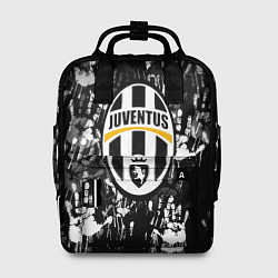 Рюкзак женский Ювентус текстура руки краски, цвет: 3D-принт