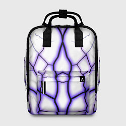 Рюкзак женский Color white purple, цвет: 3D-принт