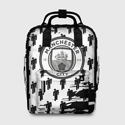 Рюкзак женский Манчестер сити краски люди, цвет: 3D-принт