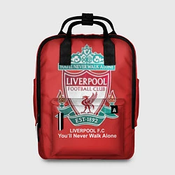 Рюкзак женский Liverpool, цвет: 3D-принт