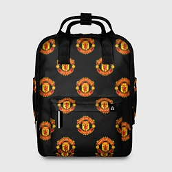 Рюкзак женский Manchester United Pattern, цвет: 3D-принт