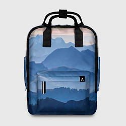 Рюкзак женский Горы, цвет: 3D-принт