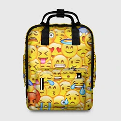 Рюкзак женский Emoji, цвет: 3D-принт