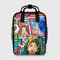 Рюкзак женский POP ART, цвет: 3D-принт