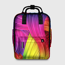 Рюкзак женский Абстракция цвета, цвет: 3D-принт