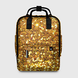 Рюкзак женский Золотое мерцание, цвет: 3D-принт