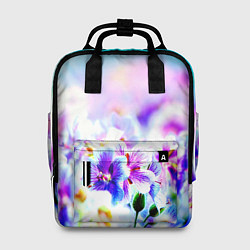 Рюкзак женский Цветочное поле, цвет: 3D-принт