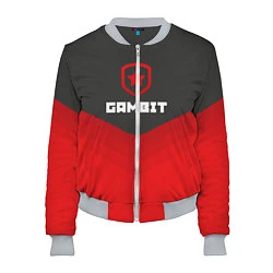 Бомбер женский Gambit Gaming Uniform, цвет: 3D-меланж