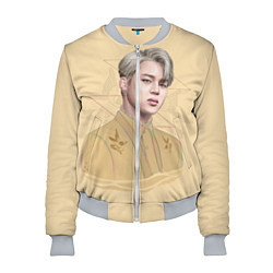 Бомбер женский Park Jimin, цвет: 3D-меланж