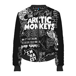 Бомбер женский Arctic Monkeys: I'm in a Vest, цвет: 3D-черный