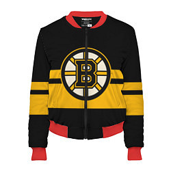 Бомбер женский BOSTON BRUINS NHL, цвет: 3D-красный