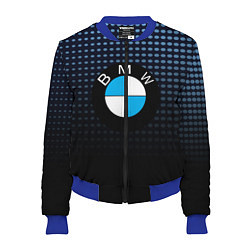 Бомбер женский BMW, цвет: 3D-синий