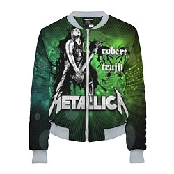 Бомбер женский Metallica: Robert Trujillo, цвет: 3D-меланж