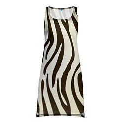Туника женская Шкура зебры, цвет: 3D-принт