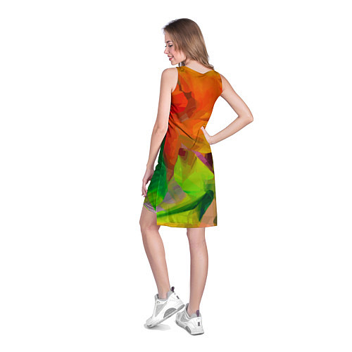 Женская туника Color pattern Fashion 2024 / 3D-принт – фото 4