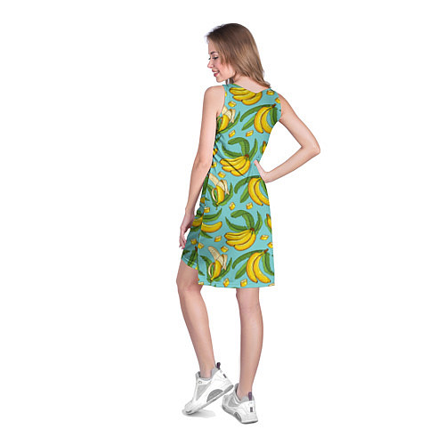 Женская туника Banana pattern Summer Fashion 2022 / 3D-принт – фото 4