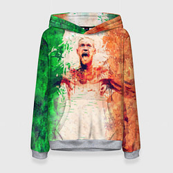 Толстовка-худи женская Conor McGregor: Ireland, цвет: 3D-меланж