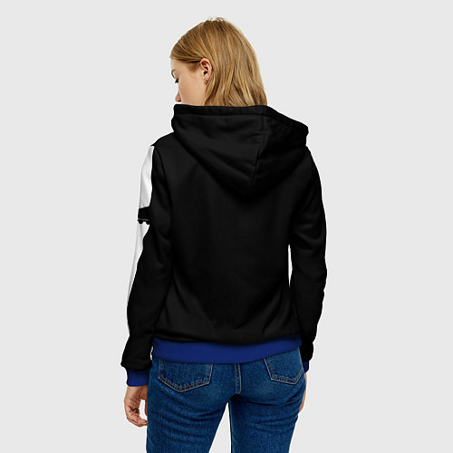 Женская толстовка Лучший шахтёр / 3D-Синий – фото 4