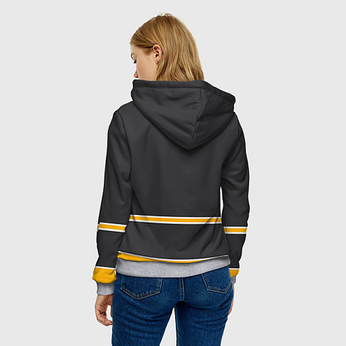 Женская толстовка Boston Bruins / 3D-Меланж – фото 4