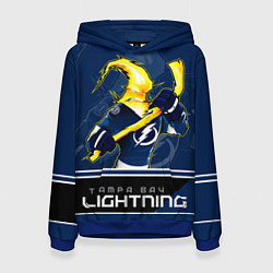 Толстовка-худи женская Bay Lightning, цвет: 3D-синий