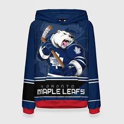 Толстовка-худи женская Toronto Maple Leafs, цвет: 3D-красный