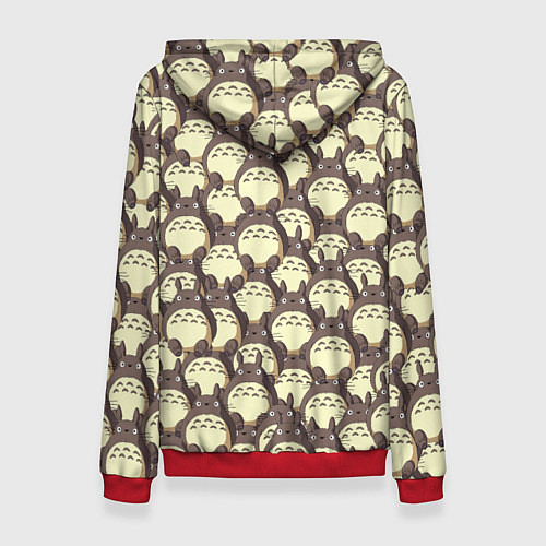 Женская толстовка Тоторо / 3D-Красный – фото 2