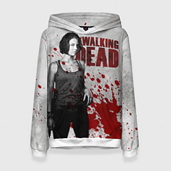 Толстовка-худи женская Walking Dead: Maggie Green, цвет: 3D-белый