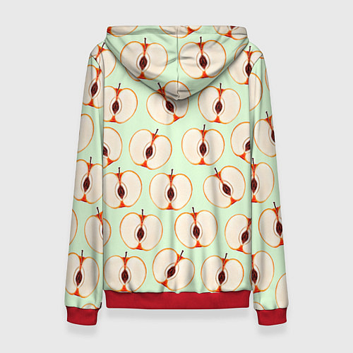 Женская толстовка Молодильные яблочки / 3D-Красный – фото 2