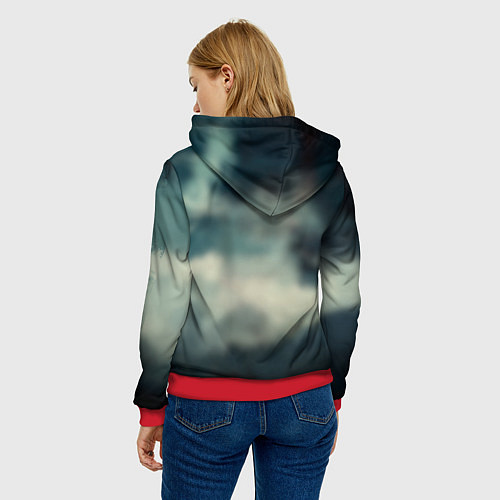 Женская толстовка Оливия Аброхолос Элефанта / 3D-Красный – фото 4