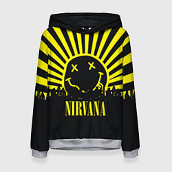 Толстовка-худи женская Nirvana, цвет: 3D-меланж